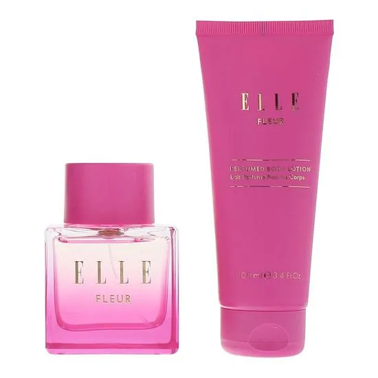 Elle Fleur Eau De Parfum Gift Set 100ml Eau de Parfum + 100ml Body Lotion