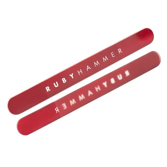 RubyHammer Large Nail File Neon Pink