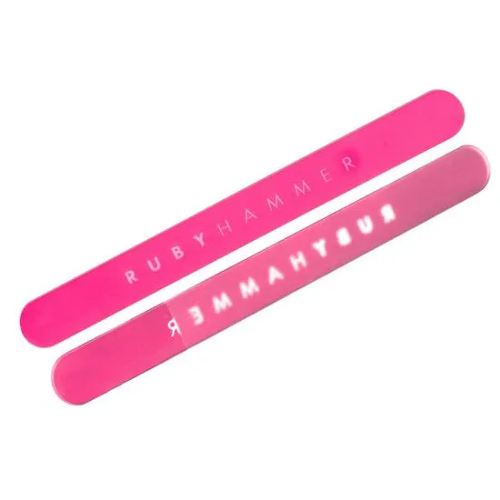 RubyHammer Large Nail File Neon Pink