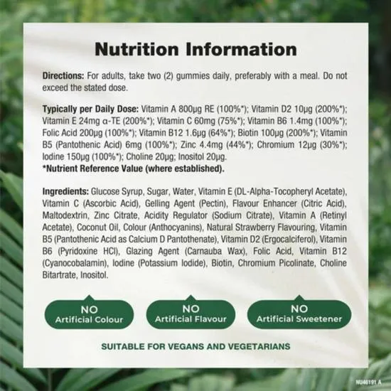 Nature's Truth Multivitamin Strawberry Gummies 60 Gummies