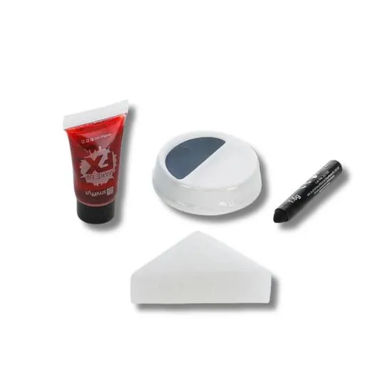 Smiffys Make-Up FX Skeleton Kit Aqua-Black & White