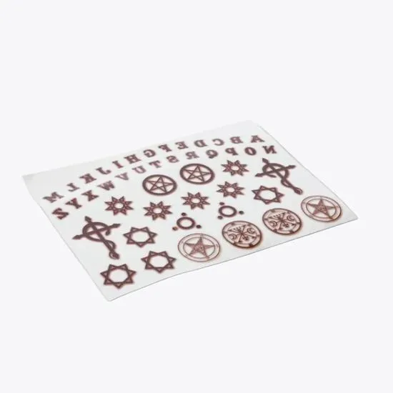 Smiffys Make-Up FX Satanic Tattoo Transfers