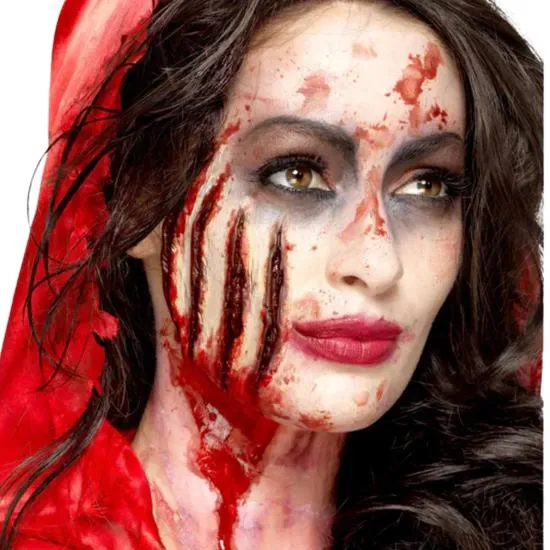 Smiffys Make-Up FX Latex Claw Wound Scar Red