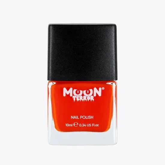 Smiffys Moon Terror Halloween Nail Polish Blood Red