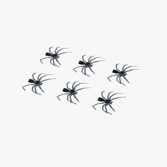 Smiffys Make-Up FX 3d Spider Stickers Black