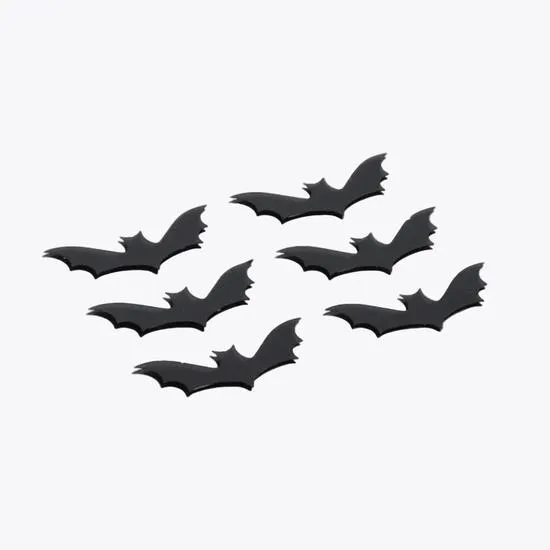 Smiffys Make-Up FX 3d Bat Stickers Black