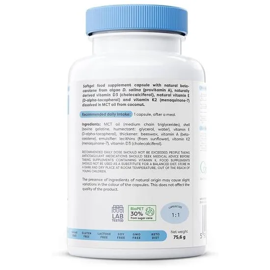 Osavi ADEK Vitamins Softgels 60 Softgels