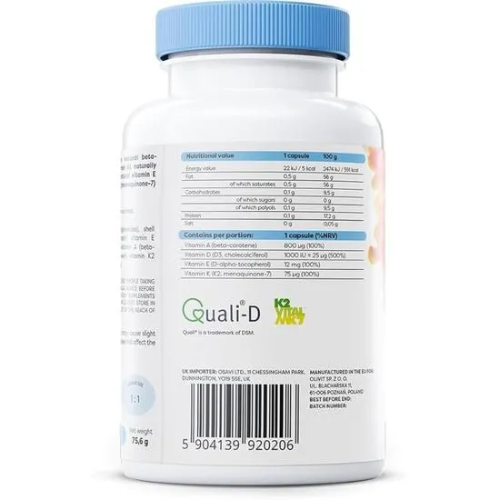 Osavi ADEK Vitamins Softgels 60 Softgels