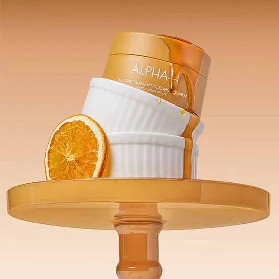 Alpha-H Melting Moment Cleansing Balm Orange Creme Brulee Gift
