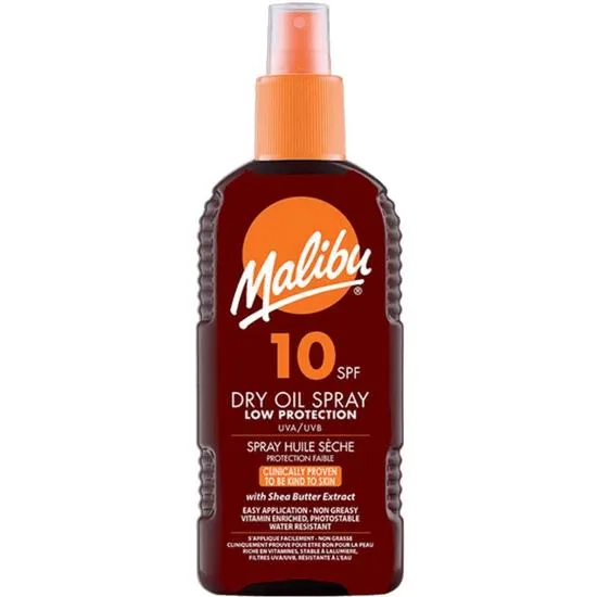 Malibu Low Protection Dry Oil Spray SPF 10 200ml