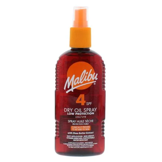 Malibu Dry Oil Spray With SPF 4 200ml