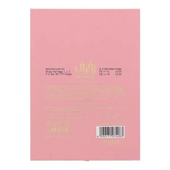Zimaya Zukhruf Pink Eau De Parfum 100ml