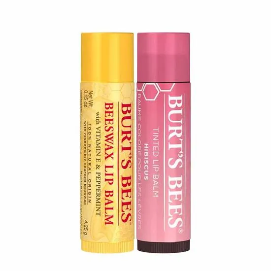 Burt's Bees Lip Balm & Hibiscus Tinted Duo Gift Set