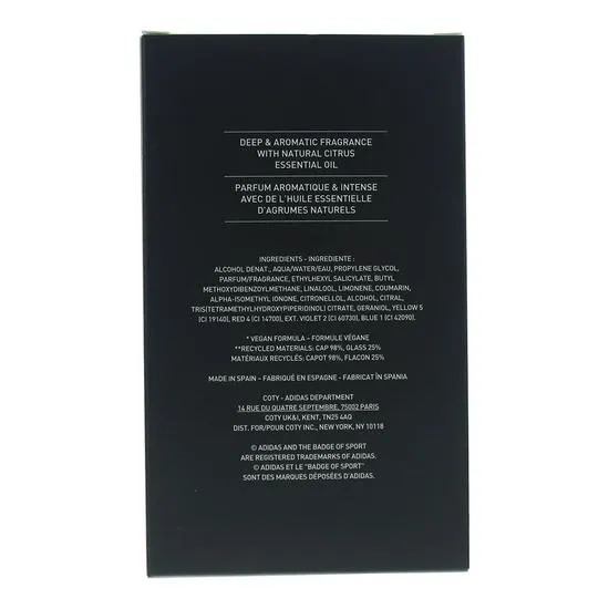 Adidas Pure Game Eau De Toilette 100ml