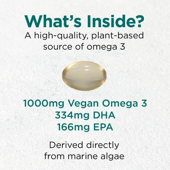 Cytoplan Vegan Omega 3 DHA/EPA Capsules 120 Capsules