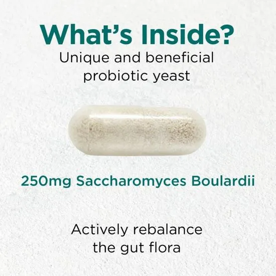 Cytoplan Saccharomyces Boulardii Capsules 120 Capsules