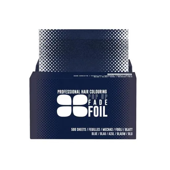 ProCare Professional Hair Colouring Embossed Pop Up Fade Foil 500 Sheets / Blue