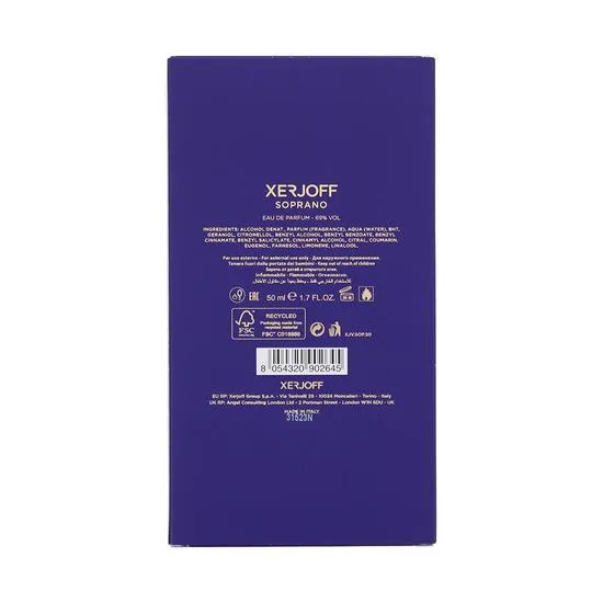 Xerjoff Soprano Eau De Parfum 50ml