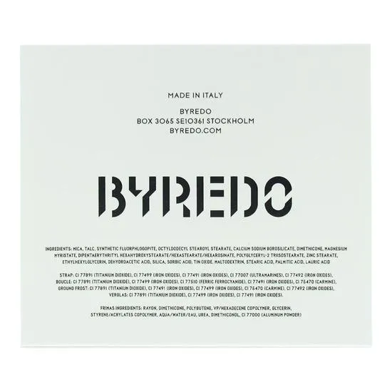 Byredo Metal Boots In The Snow Eyeshadow Palette 6g