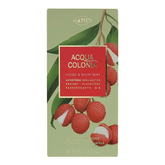 4711 Acqua Colonia Lychee & White Mint Eau De Cologne 50ml