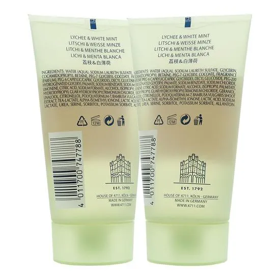 4711 Acqua Colonia Lychee & White Mint Shower Gel 200ml