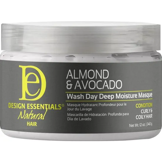 Design Essentials Almond & Avocado Wash Day Deep Moisture Masque 340g