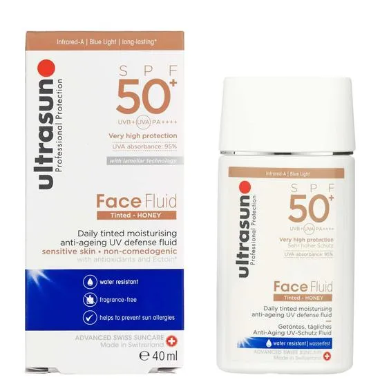 Ultrasun Tinted Face Fluid SPF 50+ Honey