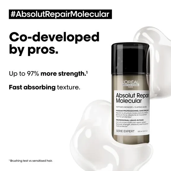 L'Oréal Professionnel Serie Expert Absolut Repair Molecular Repairing Leave-in Mask 100ml