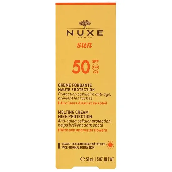 Nuxe Sun High Protection Fondant Cream For Face SPF 50