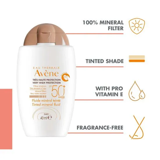 Avène Tinted Mineral Fluid SPF 50+