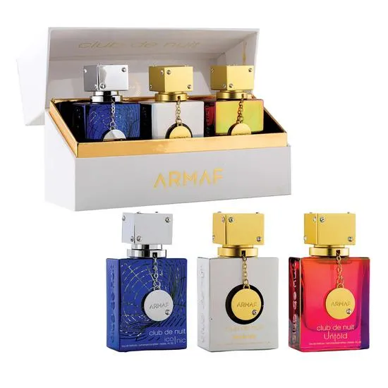 Armaf Club De Nuit Eau De Parfum Three Piece Gift Set 30ml x3