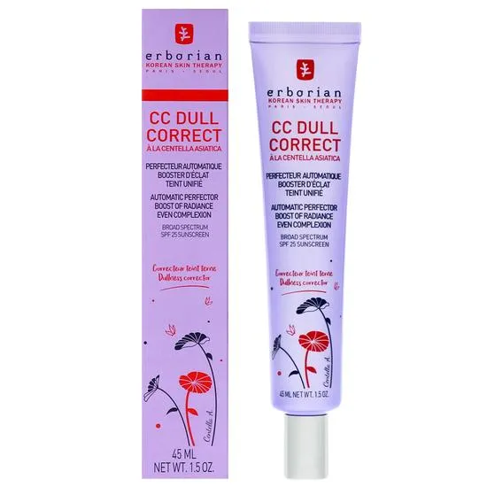 Erborian CC Dull Correct SPF 25 Boost Of Radiance Corrective Cream 45ml