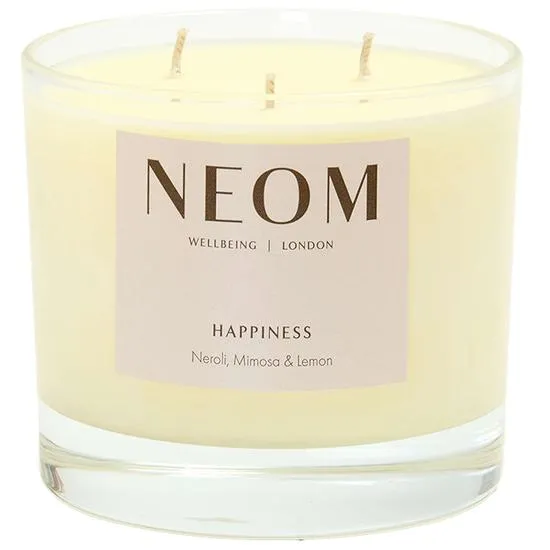 Neom Organics Happiness Scented 3 Wick Candle