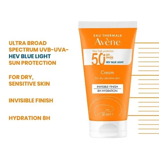 Avène Sun Care Very High Protection Cream SPF 50+ 50ml