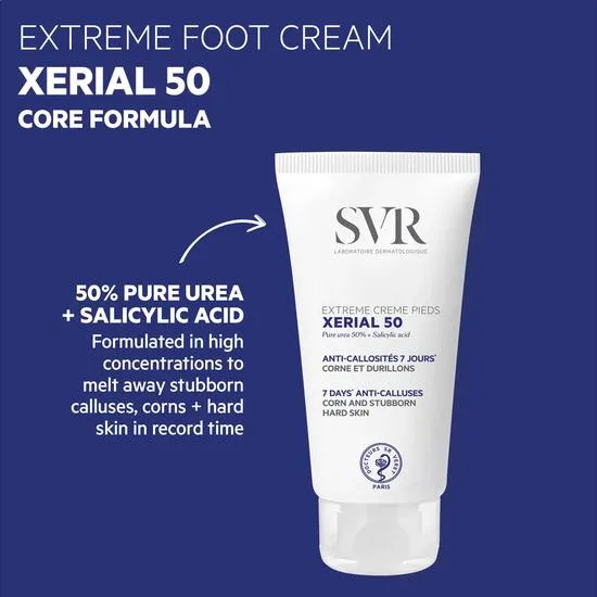 SVR XERIAL 50 Extreme Foot Cream 50ml