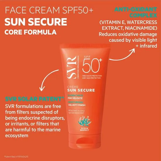 SVR Sun Secure Face Cream SPF 50+ 50ml