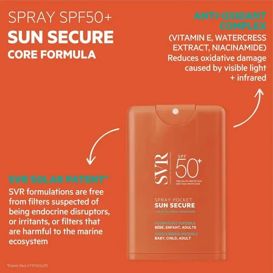 SVR SUN SECURE Daily Pocket Spray SPF 50+ 20ml