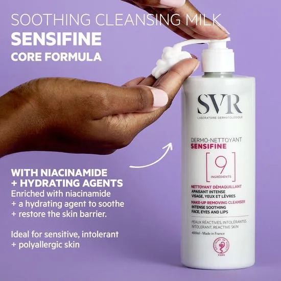 SVR Sensifine Sensitive Cleansing Milk 400ml