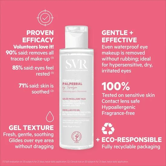 SVR Palpebral Eye Makeup Remover 125ml