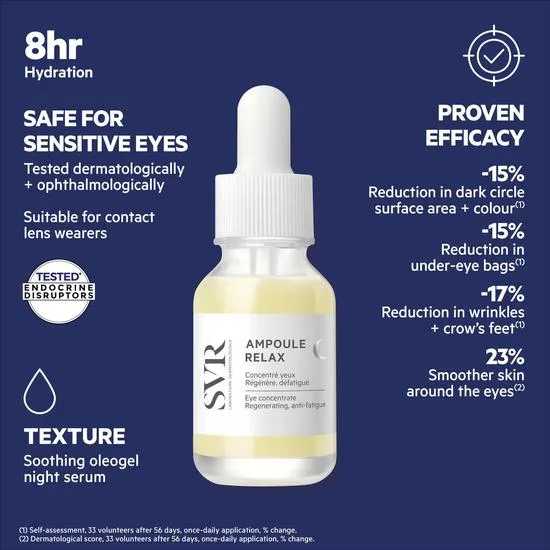 SVR Ampoule Relax Night Eye Serum 15ml