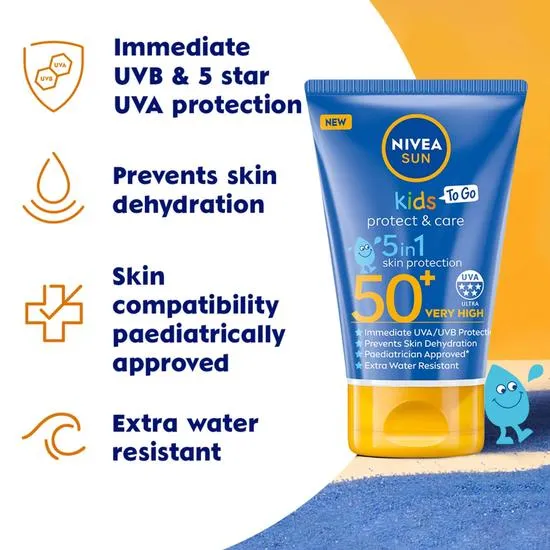 Nivea Sun Kids Protect & Care 5 In 1 Cream SPF 50 50 ml