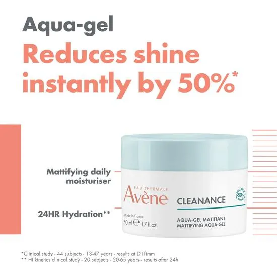 Avène Cleanance Mattifying Aqua Gel For Oily Skin 50ml