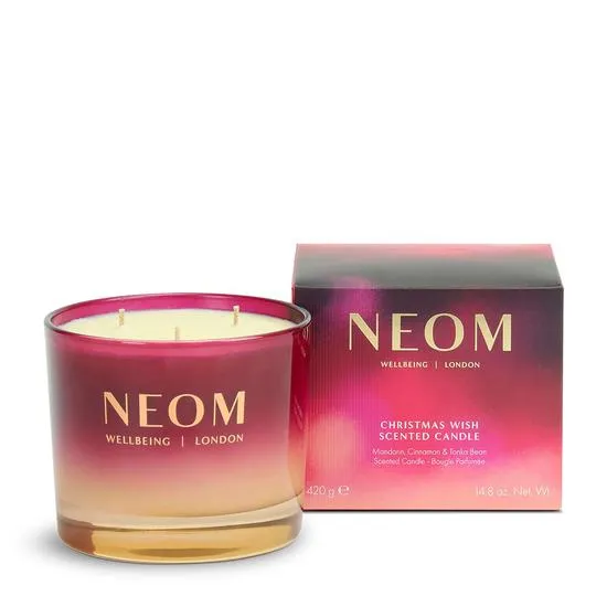 Neom Organics Christmas Wish 3 Wick Candle 420g