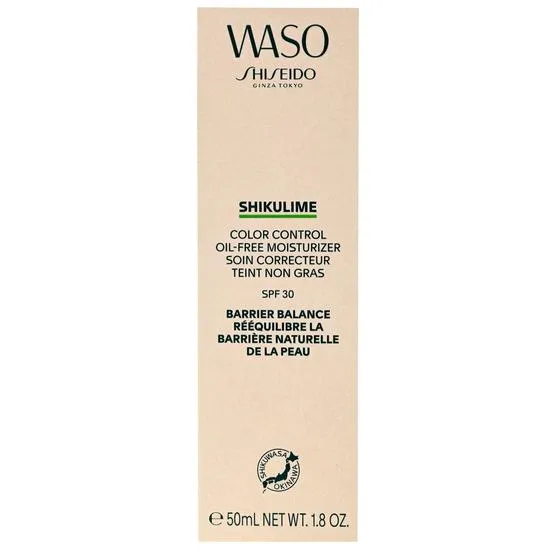 Shiseido Waso Shikulime Colour Control Oil-Free Moisturiser SPF 30 50ml