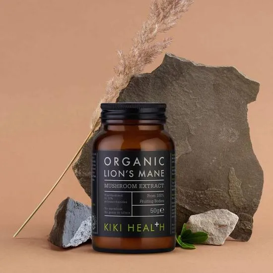 KIKI Health Organic Mushroom Extract Lion's Mane Powder 50g