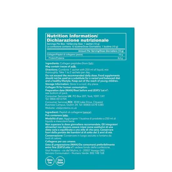 Vital Proteins Marine Collagen Sachets 10 Sachets