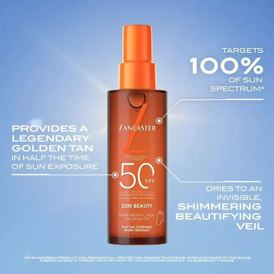 Lancaster Sun Beauty Dry Body Oil SPF 50 150ml