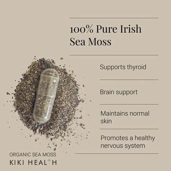 KIKI Health Irish Sea Moss Capsules 90 Capsules