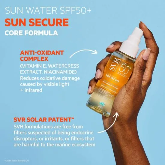 SVR Sun Secure Moisturising Sun Water SPF 50+ 100ml