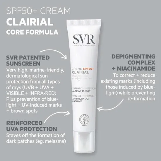 SVR CLAIRIAL Pigmentation Cream SPF 50+ 40ml